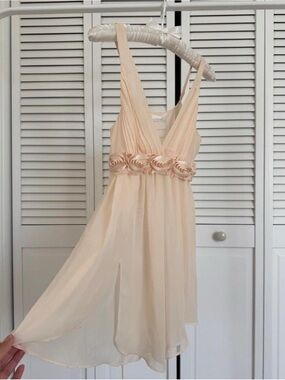LM LULU PARIS chiffon babydoll top